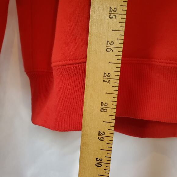 Thunderbolt Locks Hoodie Red Safe Travels Van Life Graphic Pullover Sweatshirt - Picture 6 of 8